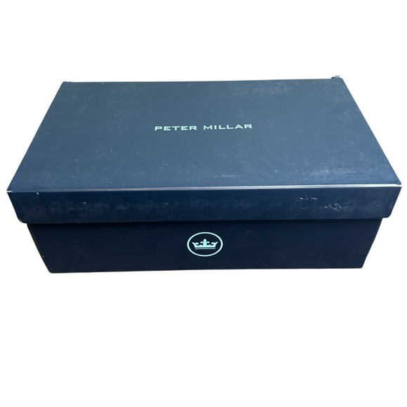 Peter Millar Vantage Lite Sneakers Navy Mens 10 Golf Casual‎ Shoes New In Box - Picture 13 of 13